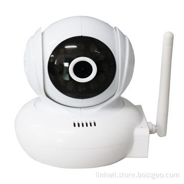 Baby Monitor with 1,280 x 720 Pixels, Supports Pan/Tilt, Night Vision, microSD card and 2-way Audio
